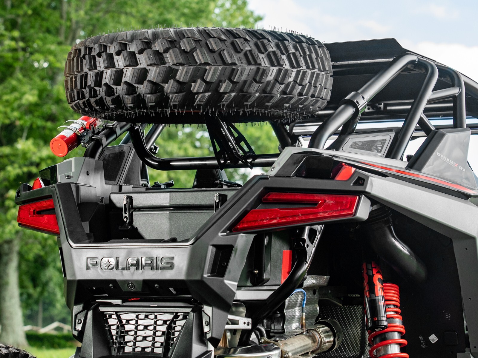SuperATV Spare Tire Carrier for Polaris RZR Pro R (2022+)