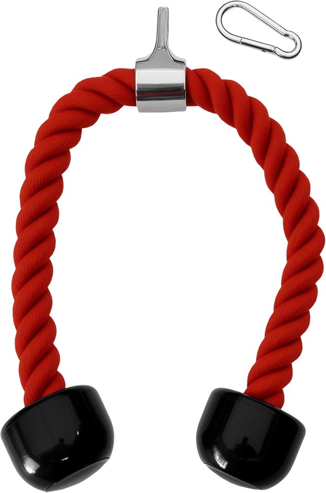 Heavy Tricep Rope Cable Machine Attachment Nylon for LAT Pull Down Workouts