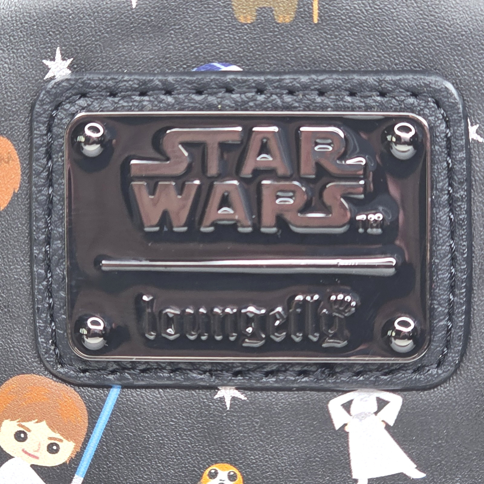 Disney Parks Loungefly Star Wars Characters Mini Backpack Black NWT 2024