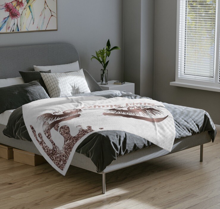 Custom Logo Microfiber Blanket