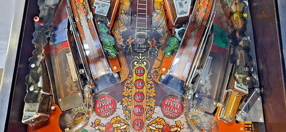 Fire! Pinball Machine Williams (1987) - 3527