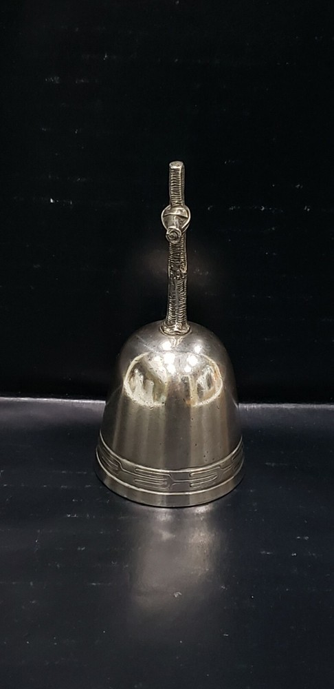 Antique Handmade Solid Sterling Silver Bell, 161.3 grams