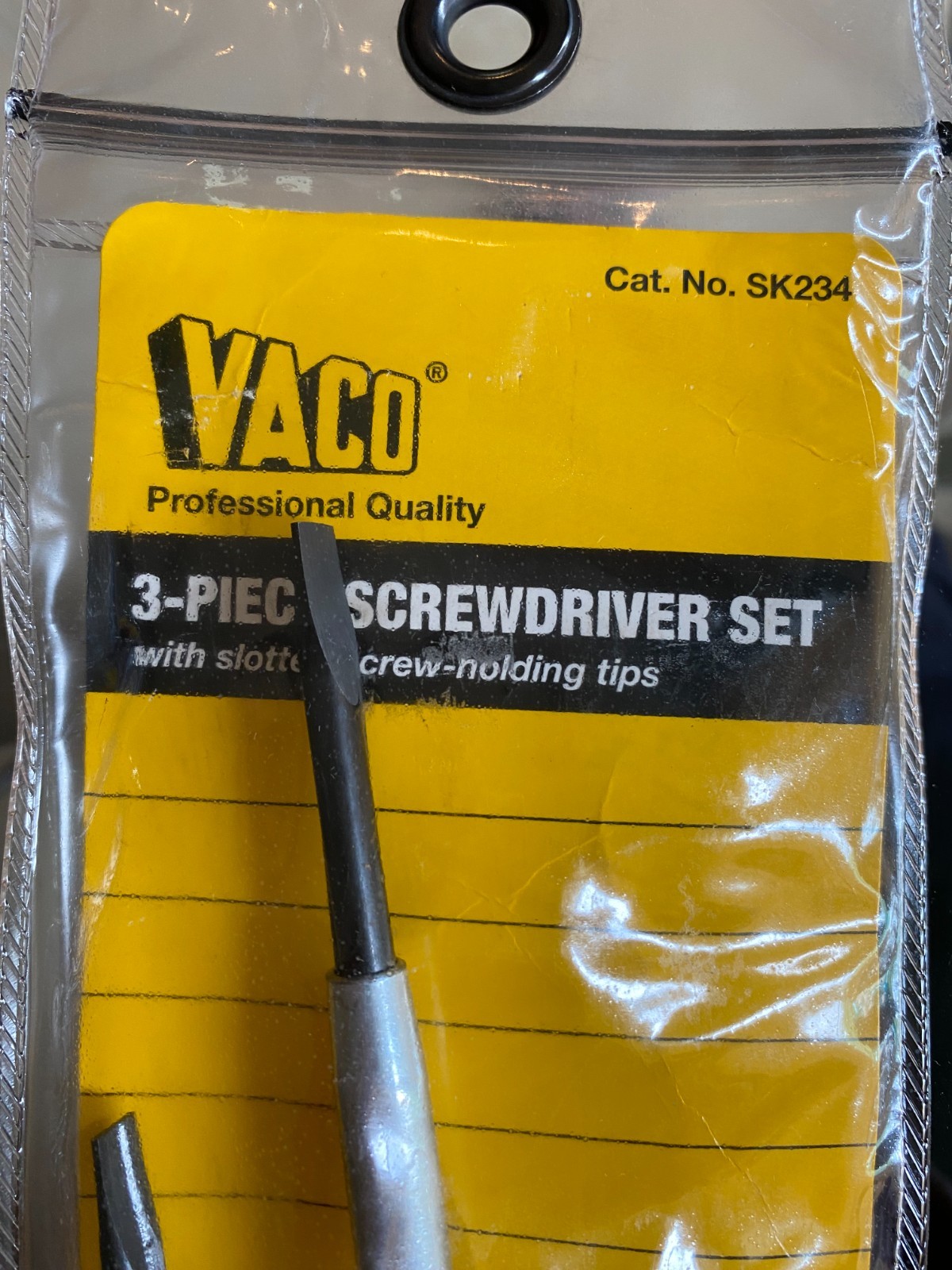 New Klein Tools Vaco SK234 3 piece slotted screw holding screwdriver set