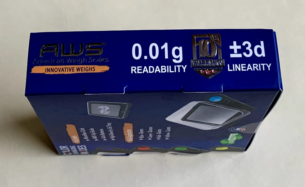 AWS Multi-Function Scale, BL-200-BLK, 200x 0.01g