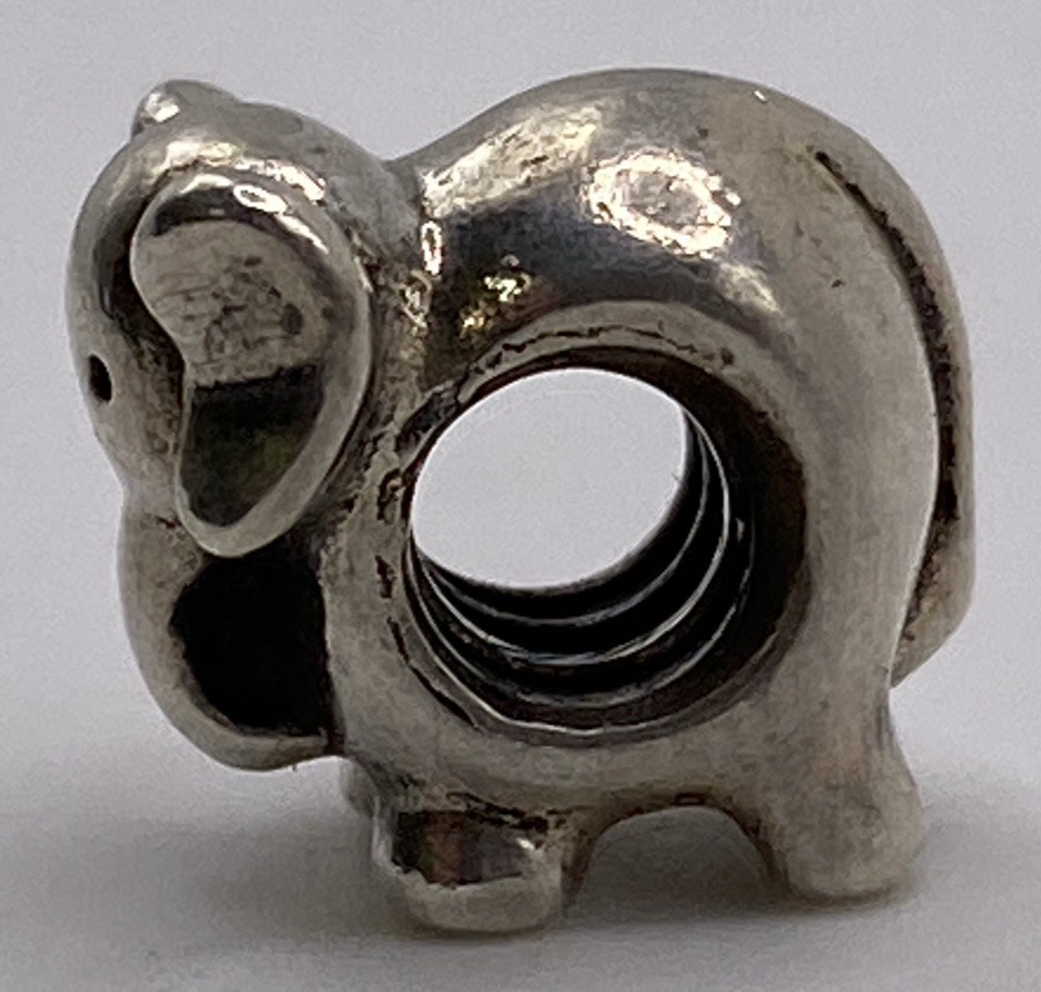 Authentic Pandora S925 ALE SS Elephant Charm 5.1g 790480