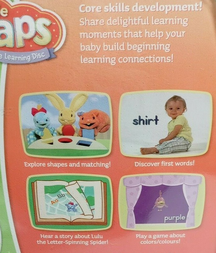 Leap Frog Baby Little Leaps First Steps Beginning Learning Concepts Disc 9M+