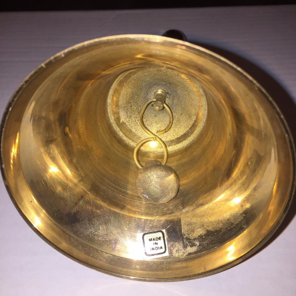 Decorated Brass Bell India