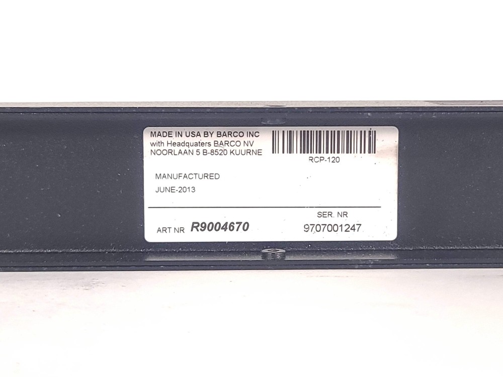 Barco RCP-120 Remote Control Panel(1918-85)