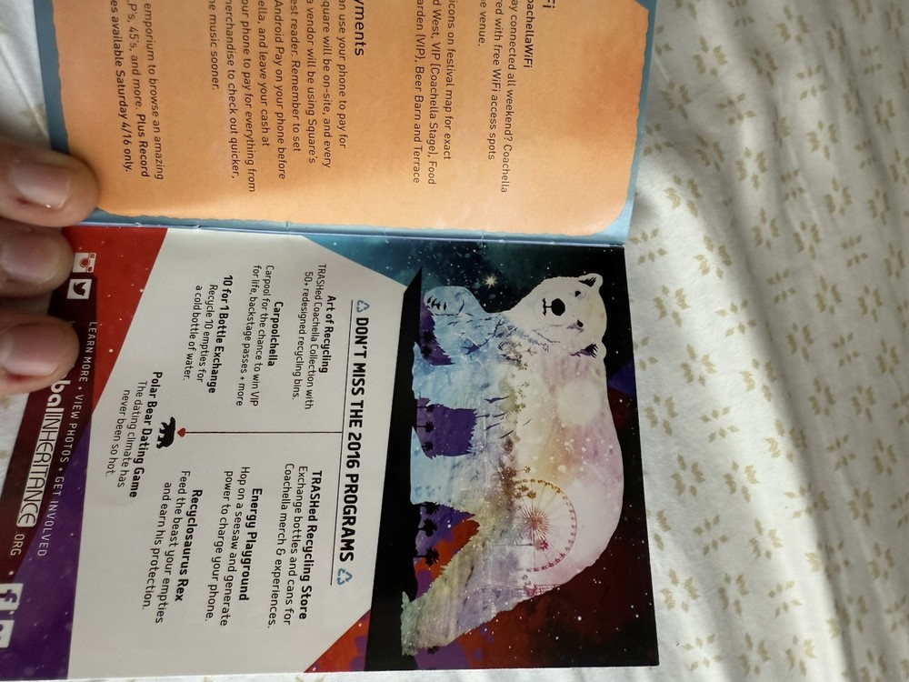 Official Coachella 2016 Weekend 1 Program book