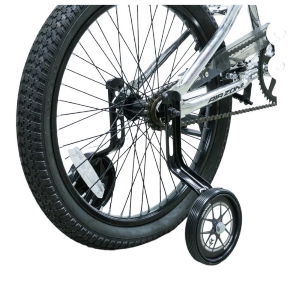 Raskullz Training Wheelz Adjustable Training Wheels 12-20” Black/White Set