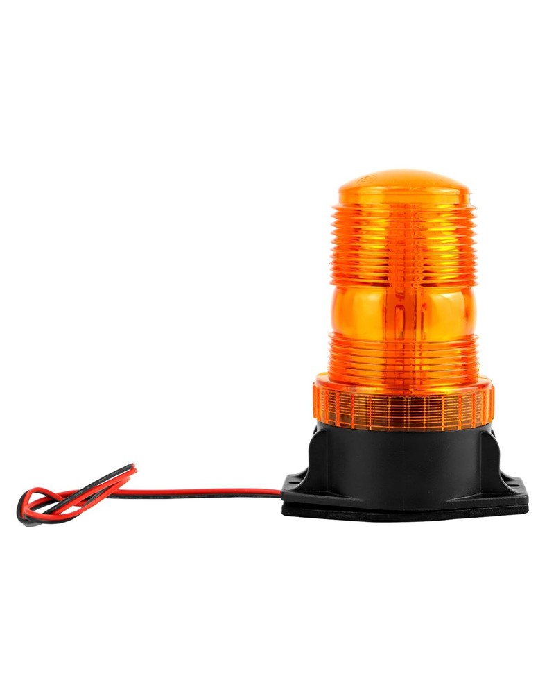 QWORK Amber Led Strobe Lights, Warning Emergency Flashing 2 Pack, Orange