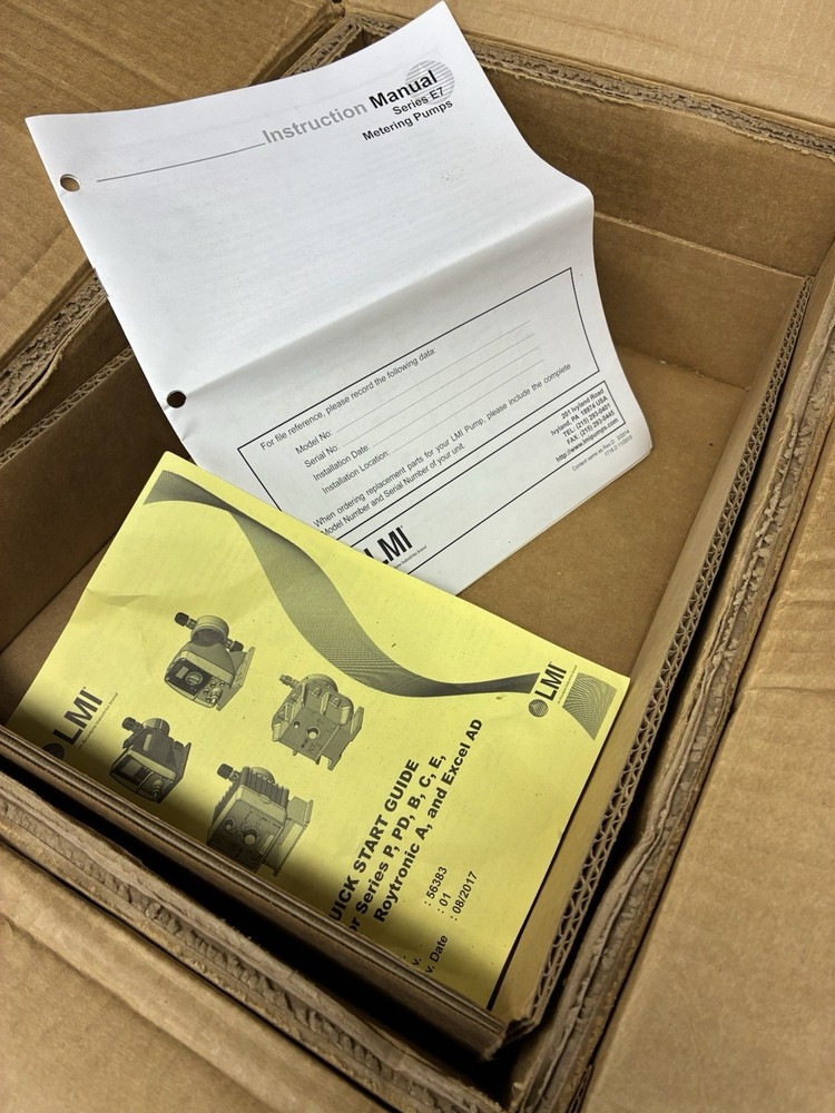 LMI Milton Roy E701-297 Explosion Proof Metering Dosing Pump 316SS Head