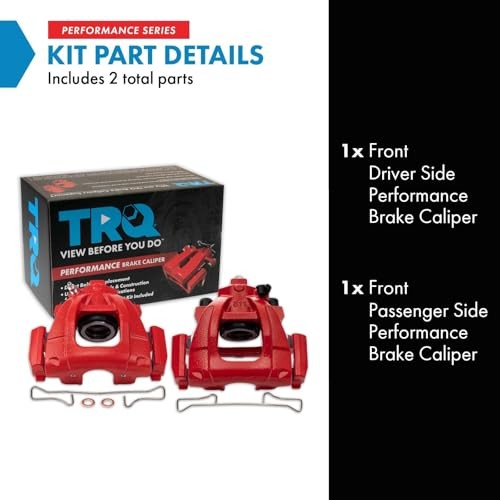 Performance Front Driver and Passenger Side Brake Caliper Set Caliper