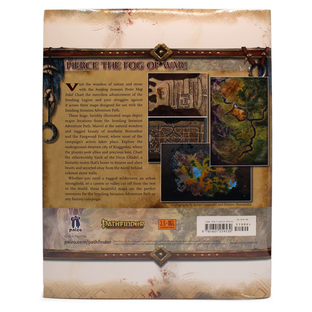 Pathfinder Campaign Setting: Ironfang Invasion Poster Map Folio