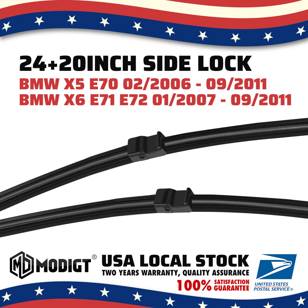 Windshield Wiper Blades For BMW X5 E70 X6 E71 2007-2011 Front Windscreen Wiper
