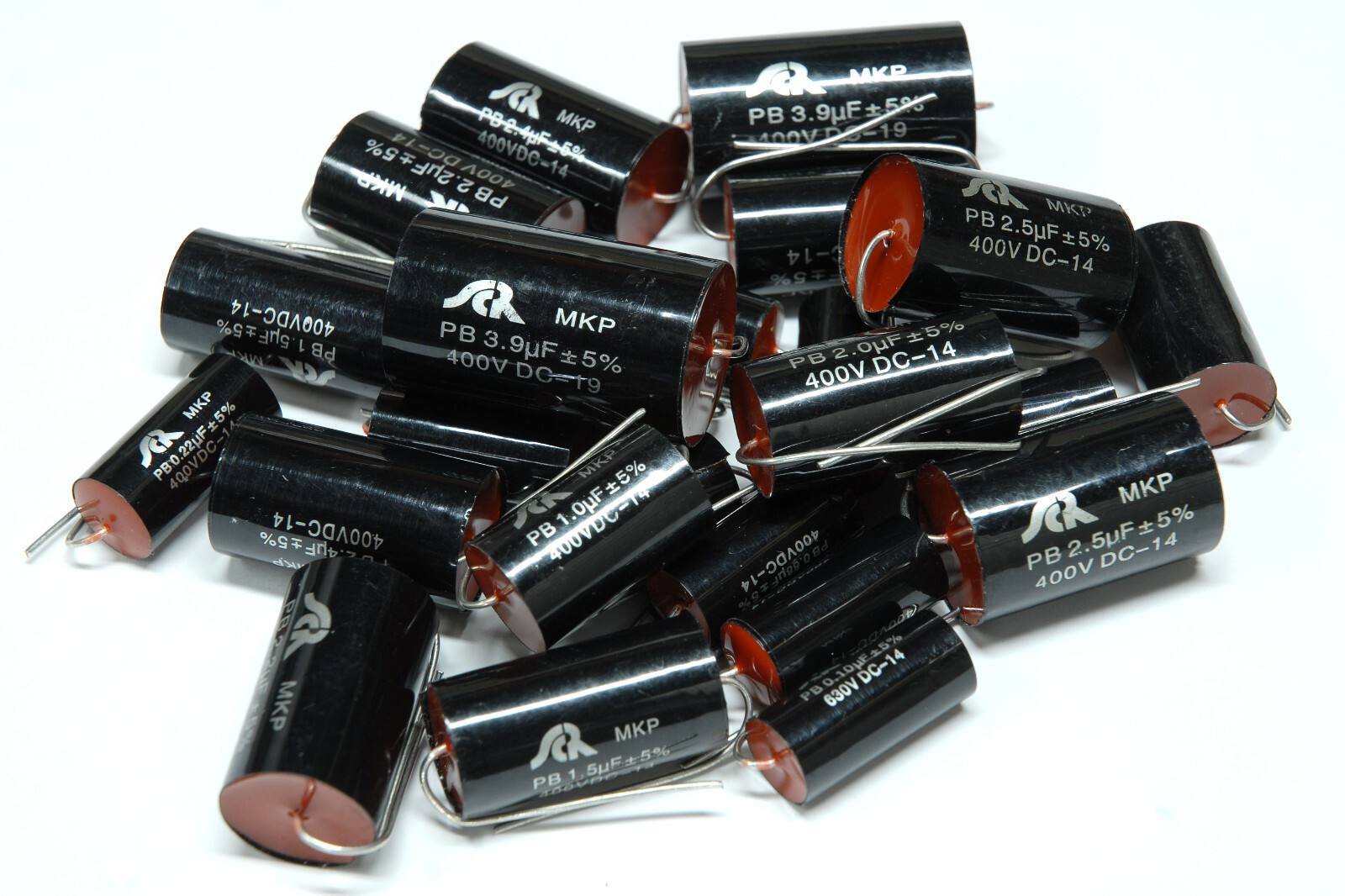 SCR 0.1-3.9uF ±5% 400V Polypropylene Film MKP Axial Speaker Crossover Capacitor