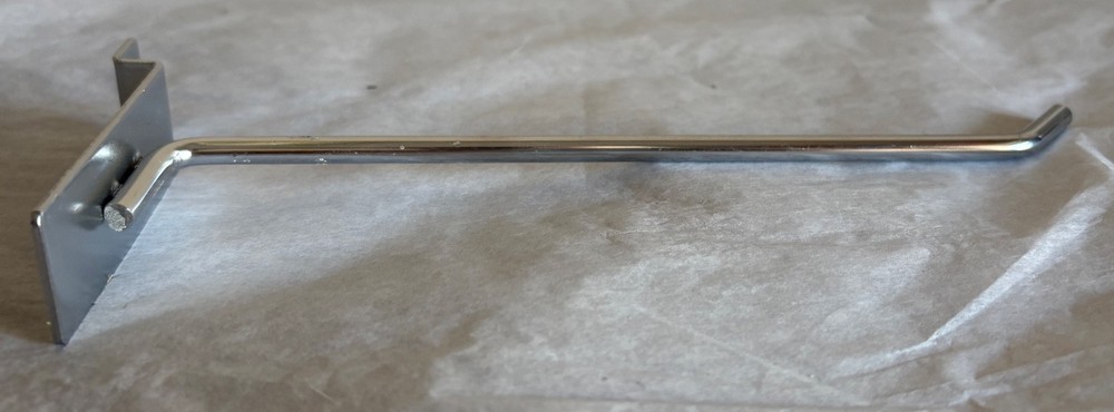 8.5” Silver Chrome Metal Grid Wall Hook