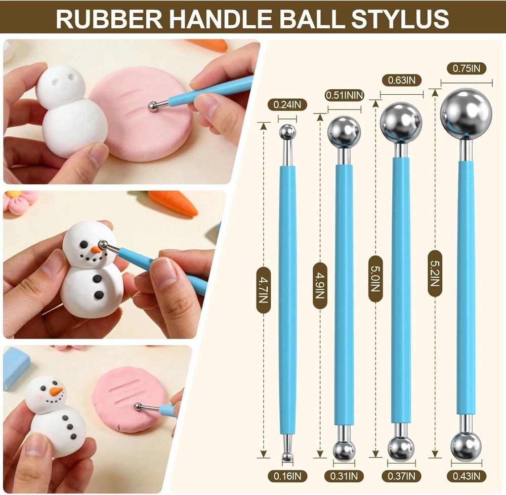 YEYETUO 27PCS Clay Sculpting Tools Kit