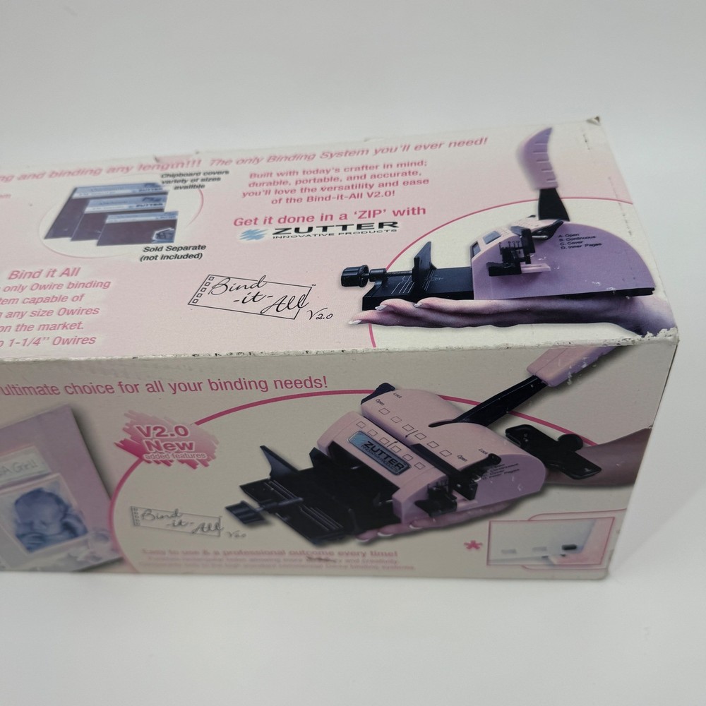 Zutter Bind It All Version 2.0 Original Wire Binding System + Wires Bundle