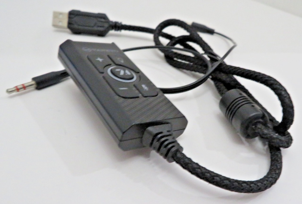 in-line USB controller for the Vankyo CM7000 Commander gaming headset & Adapter