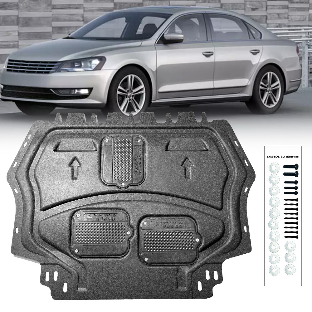For VW Passat 2012-2017 Under Engine Splash Guards Front Engine Mud Flaps