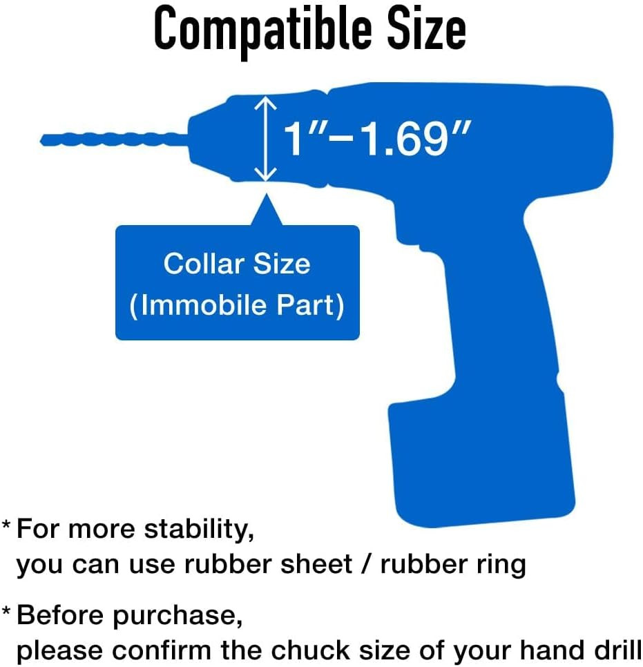 Drill Press Floor Stand for Hand Drill, Vertical Workbench, Adjustable Univer...