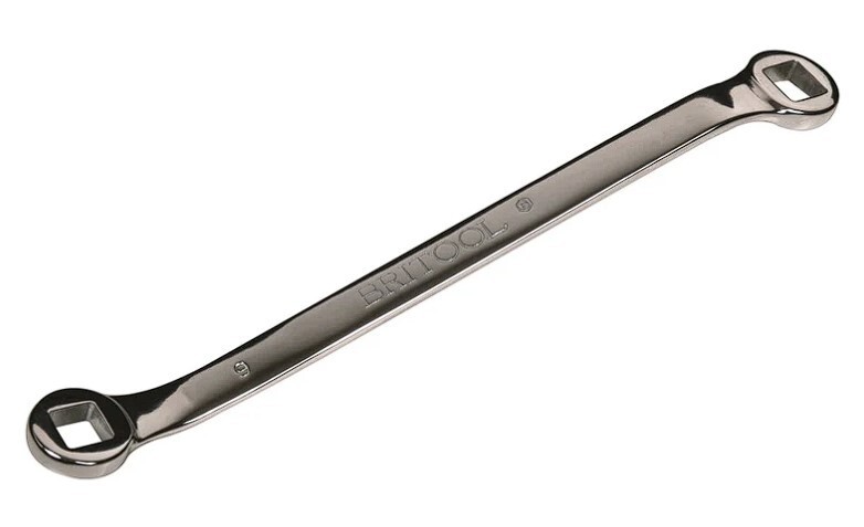 Britool 9mm x 10mm Square Jaw Brake Spanner