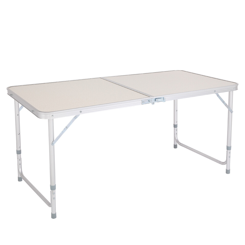 120 X 60 X 70 4Ft Portable Multipurpose Folding Table White USA