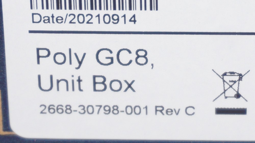 -=NEW=-POLY GC8 VIDEO CONFERENCING 8"TOUCH SCREEN REMOTE CONTROL MICROSOFT TEAMS