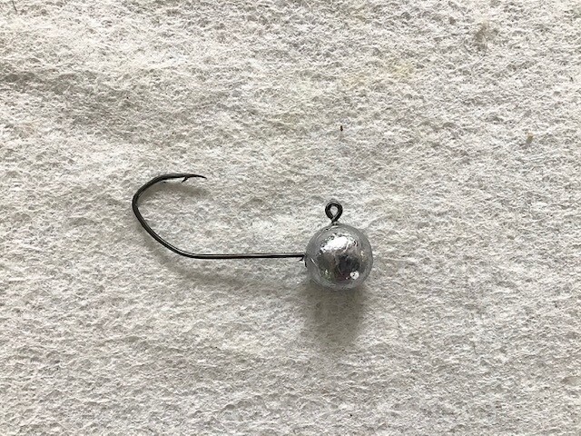 10CT. 1/2oz ROUNDHEAD JIG NO KEEPER 4/0 HOOK