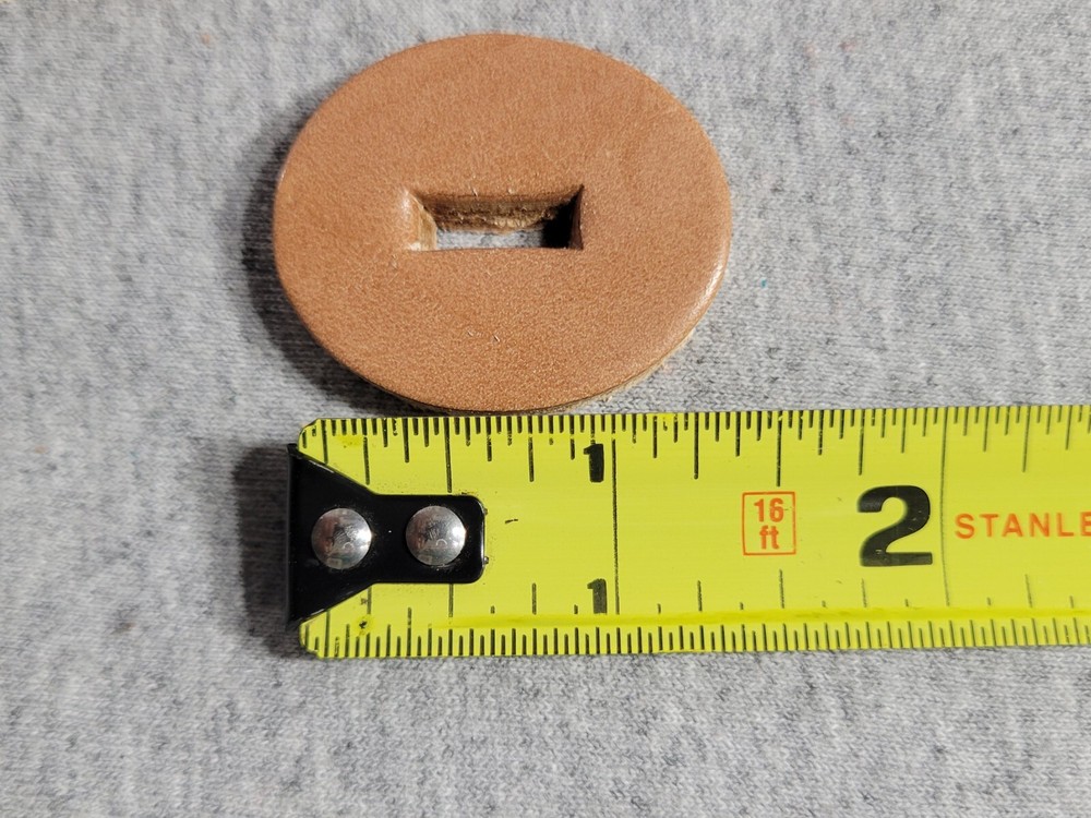 40 Leather Circles/Ovals For Making Stacked Leather Handles Crafts
