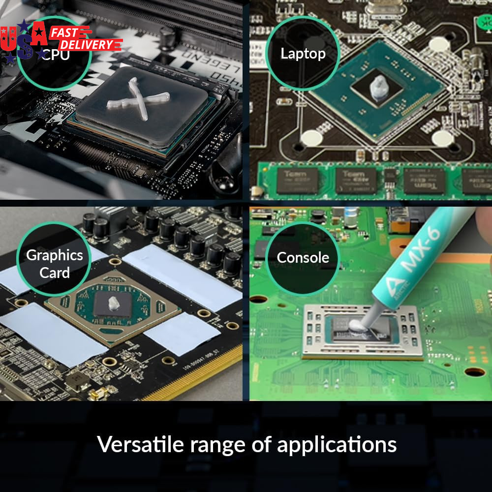 MX-6 (4 G) Thermal Paste High Performance CPU & GPU Heat Sink Compound with Very