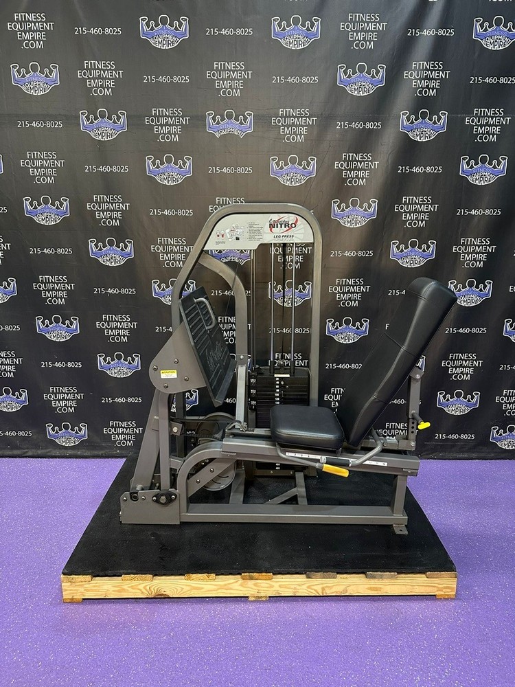 Nautilus Nitro Seated Leg Press w 500 / Lb Stack