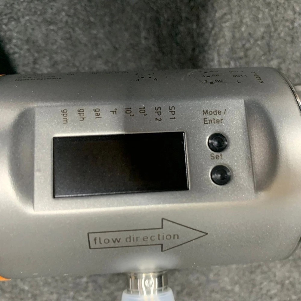 IFM ELECTRONIC SM8601 Magnetic-inductive Flow Meter 1" NPT