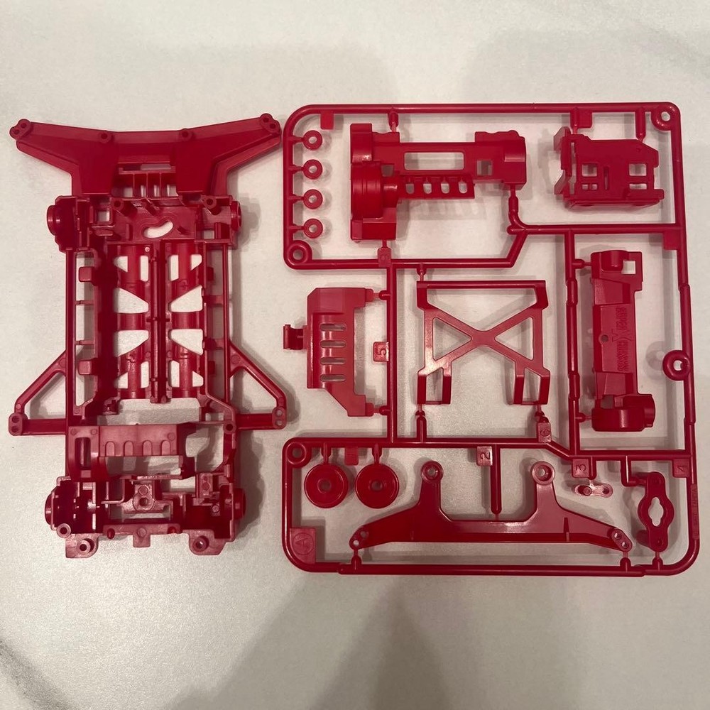 Mini 4Wd Super X Chassis Red