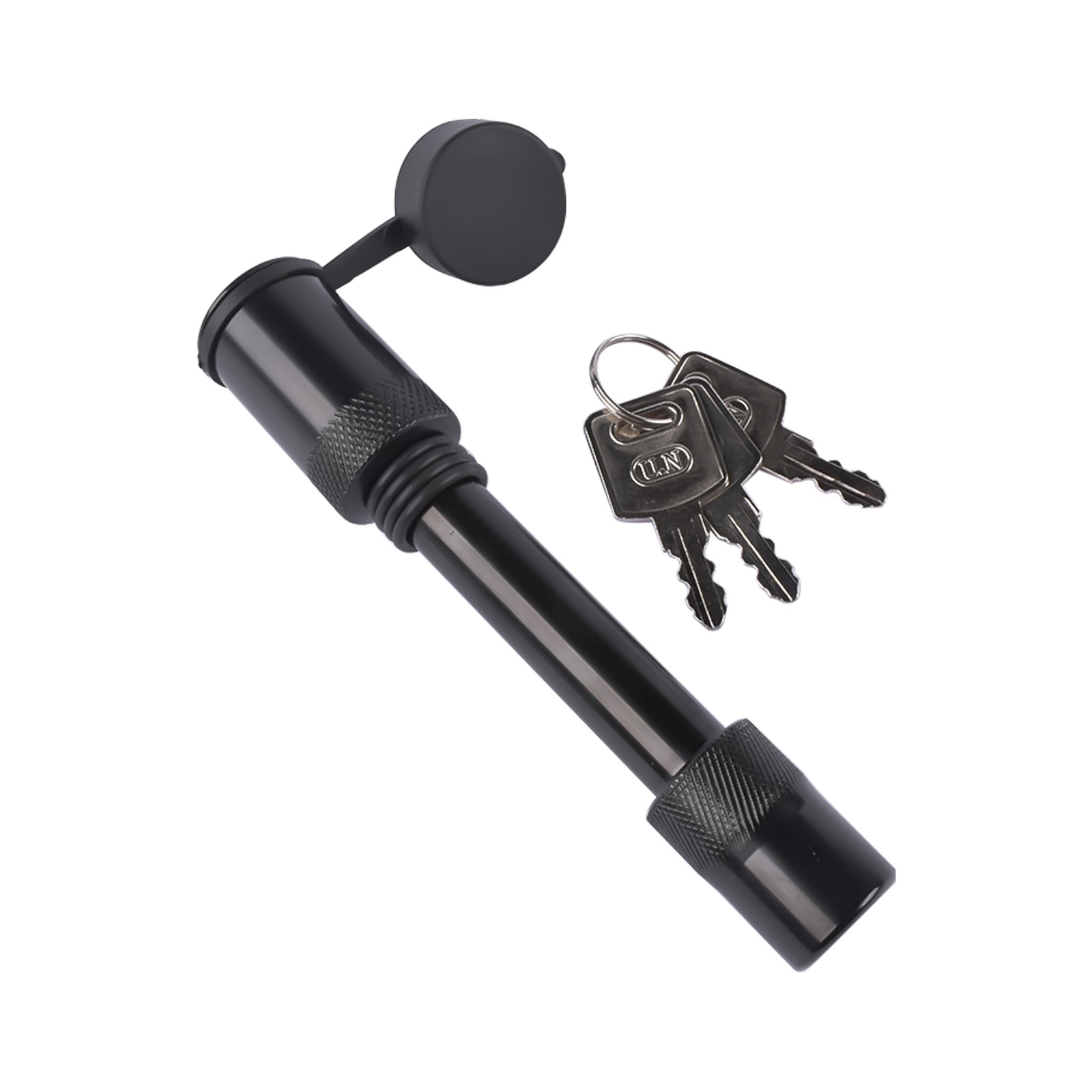 Dual Ball Adjustable Trailer Hitch with Lock, 2-Inch Receiver, 6-Inch Drop/Rise