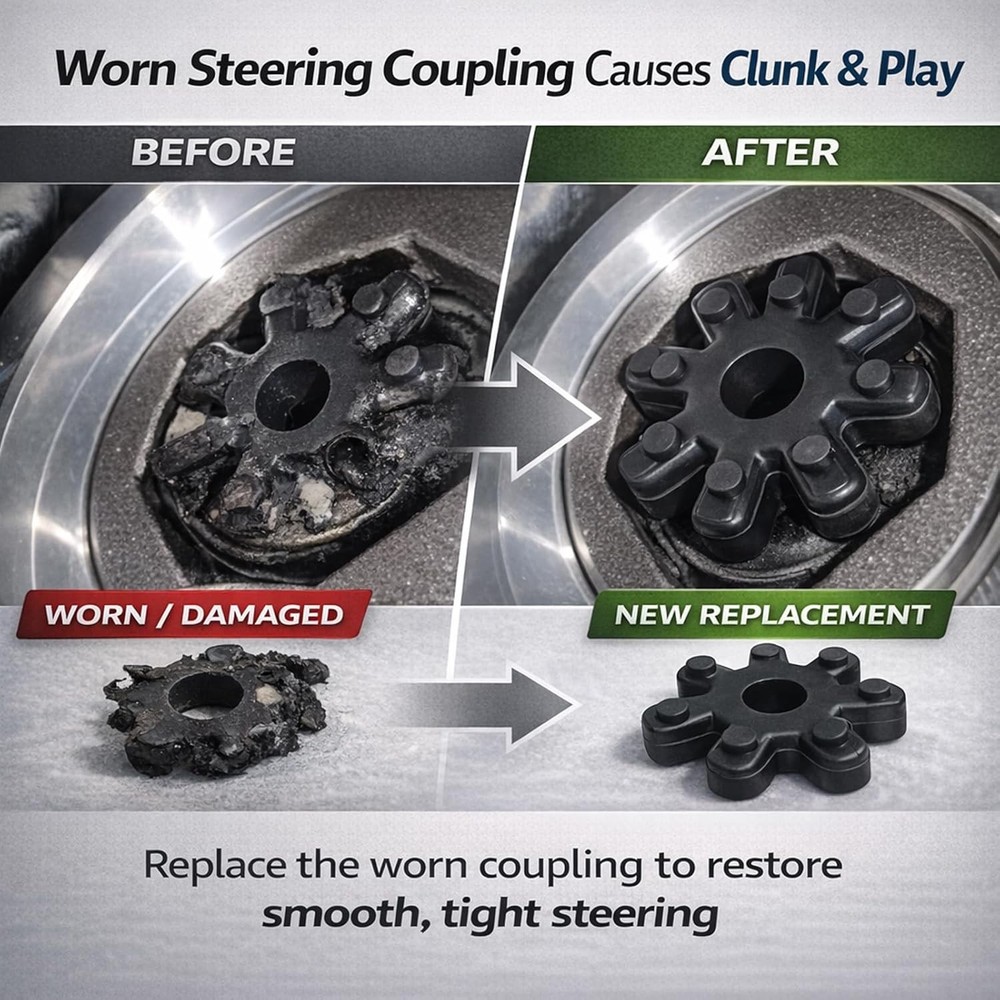 Flexible Steering Coupler Replacement Compatible Hyundai Kia