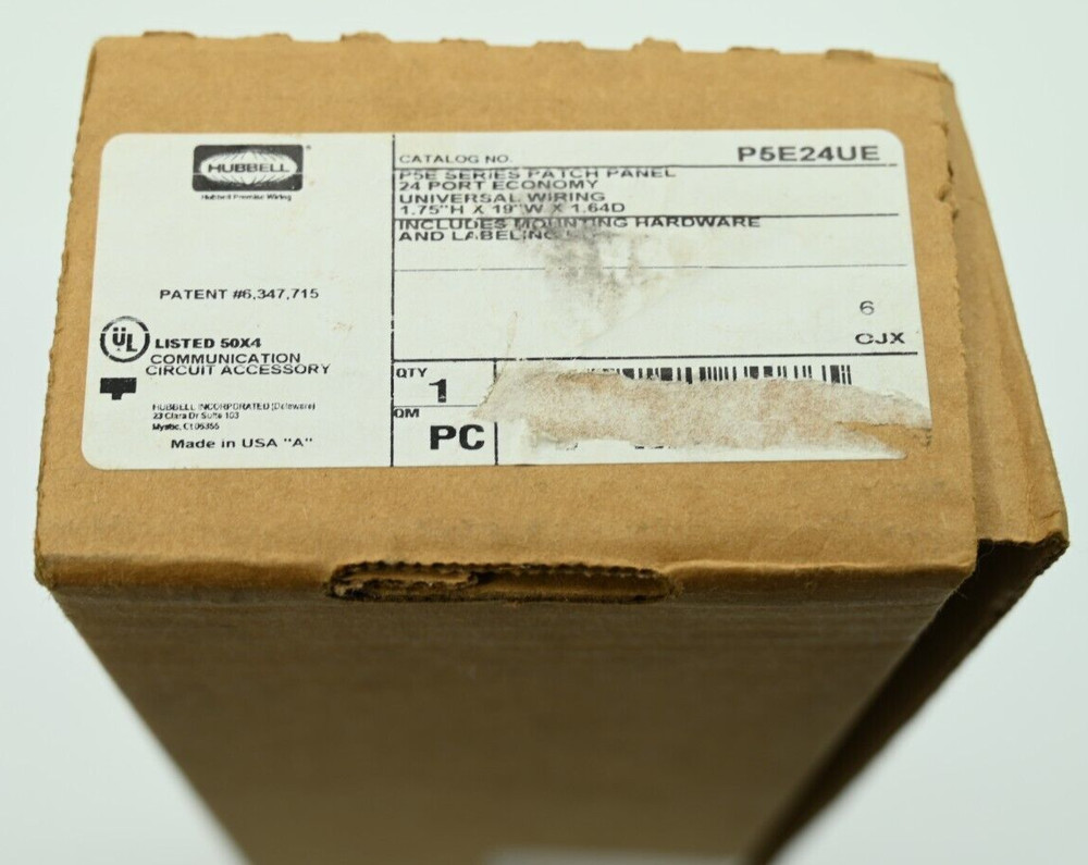 Hubbell Nextspeed P5E24U 24-Port Patch Panel New in Box