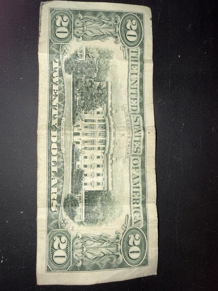 $20 US Paper Money Error Note Misprinted with $5 Features Serial E19173843A