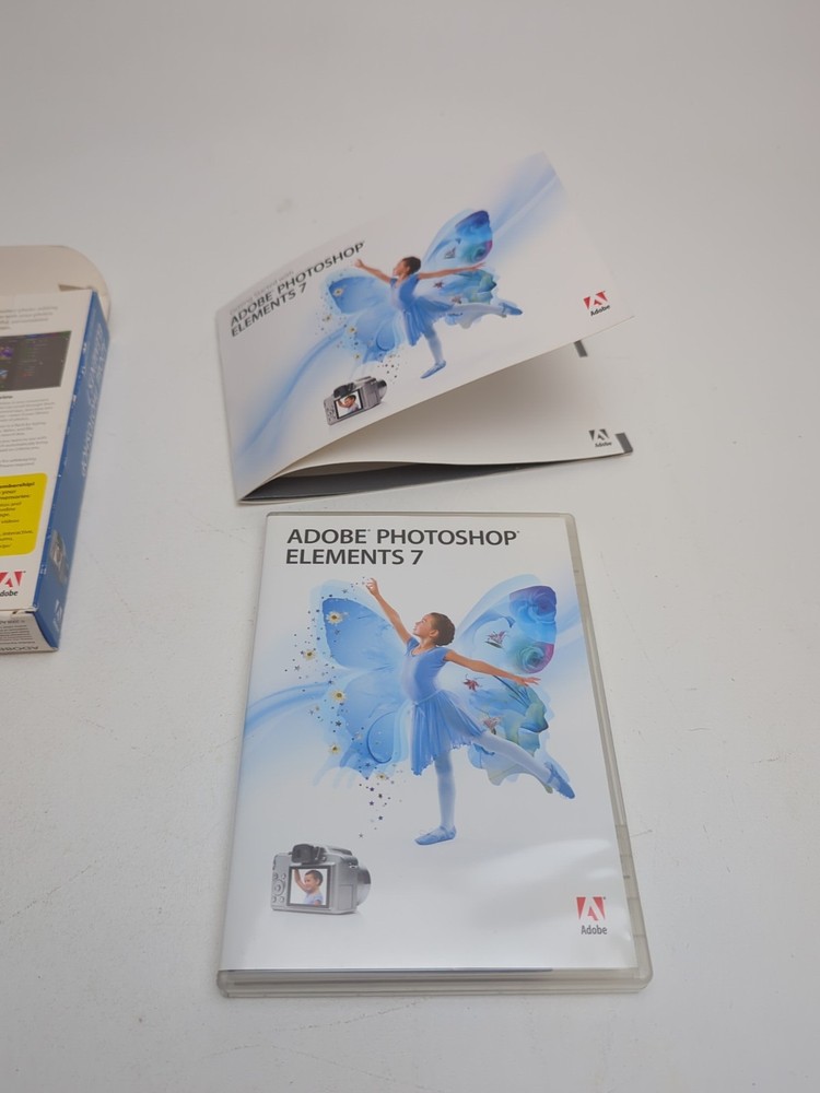 Adobe Photoshop Elements 7 Software Edit Enhance Create Share For PC