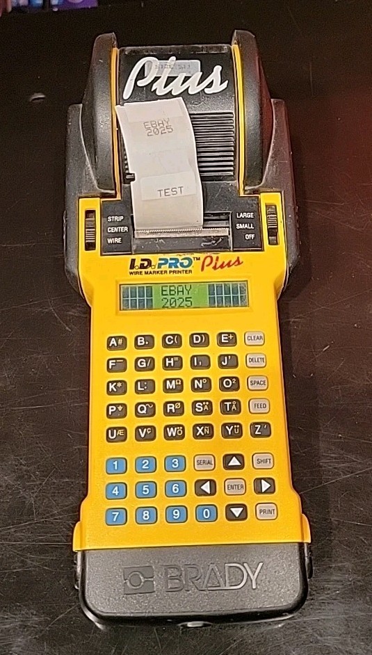 Brady ID PRO Plus Handheld Label Printer – Untested No Power Adapter Tested