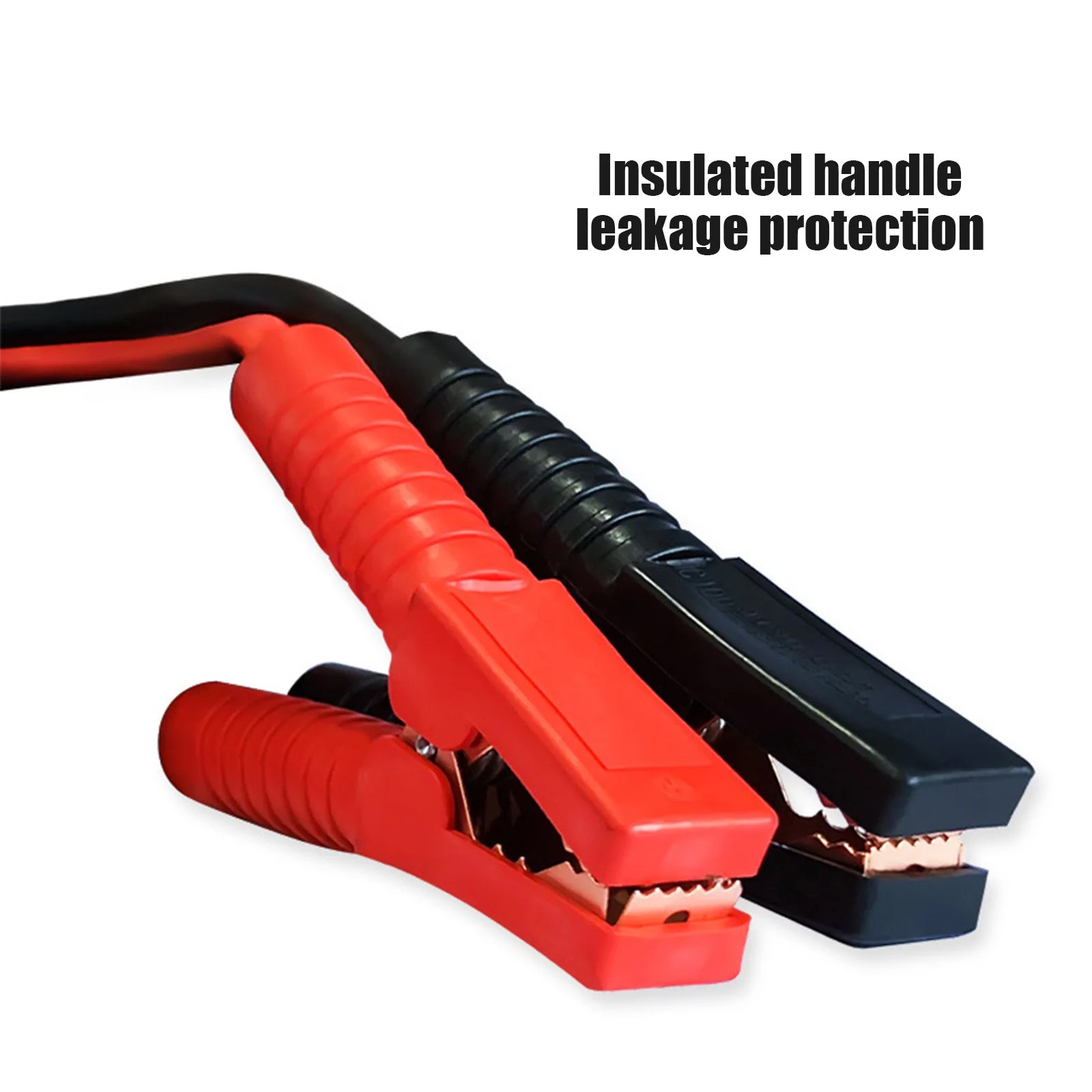 Commercial Heavy Duty 13' ft 2 Gauge Booster Cable Cables Emergency Power Jumper