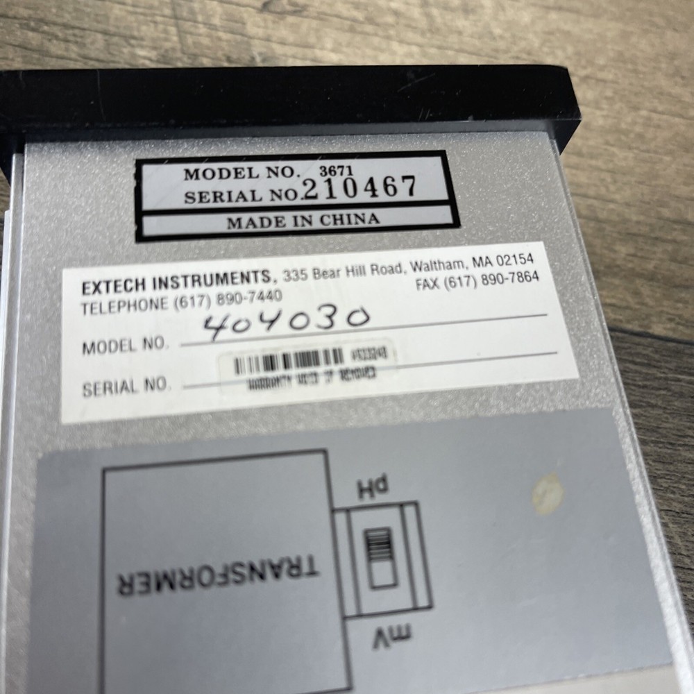 extech ph/ORP controller model 404030