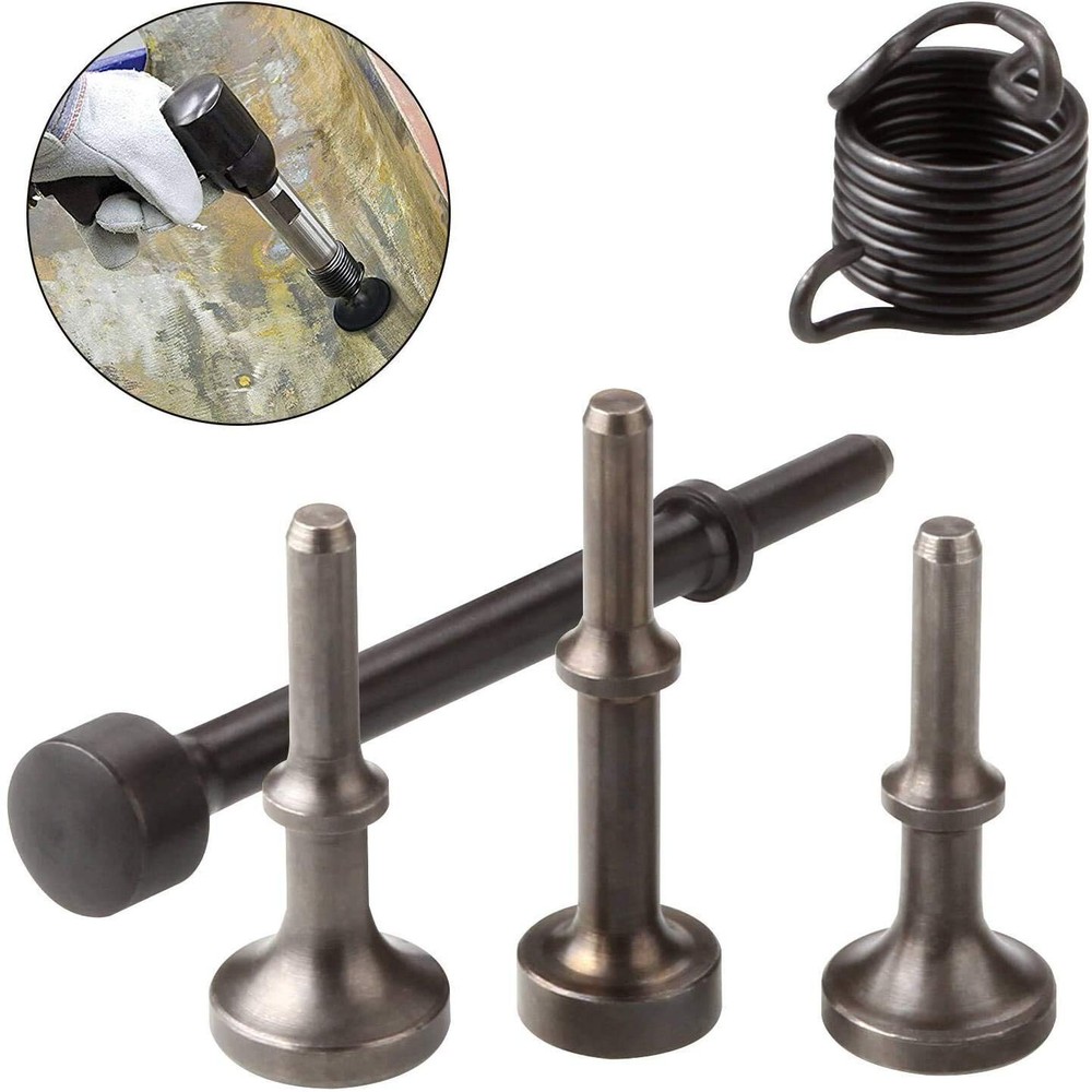 Anndason Smoothing Pneumatic Air Hammer Chisel Bits Tools Kit Set Spring 5 Pcs