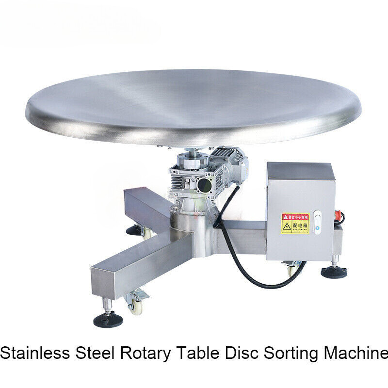 Round Rotary Unscramble Accumulation Table Disc Sort Machine Rotary Collecting