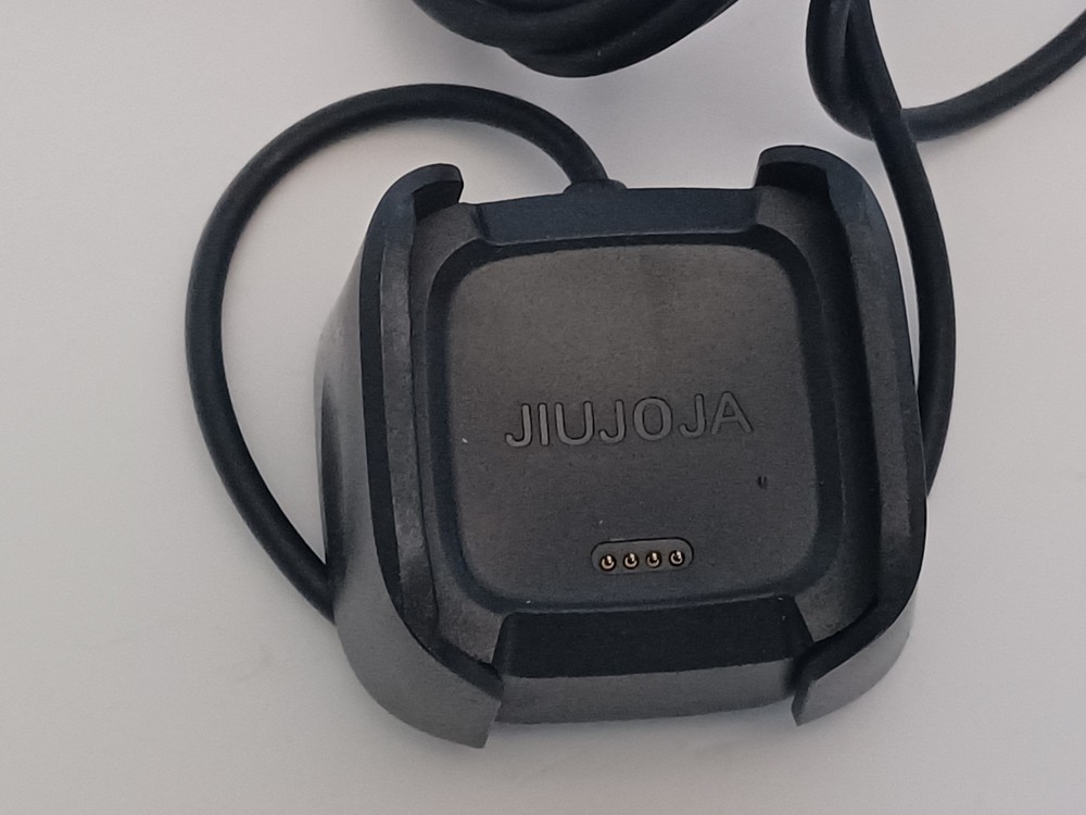 JIUJOJA Replacement Charger Dock Compatible Fitbit Versa 2, Black