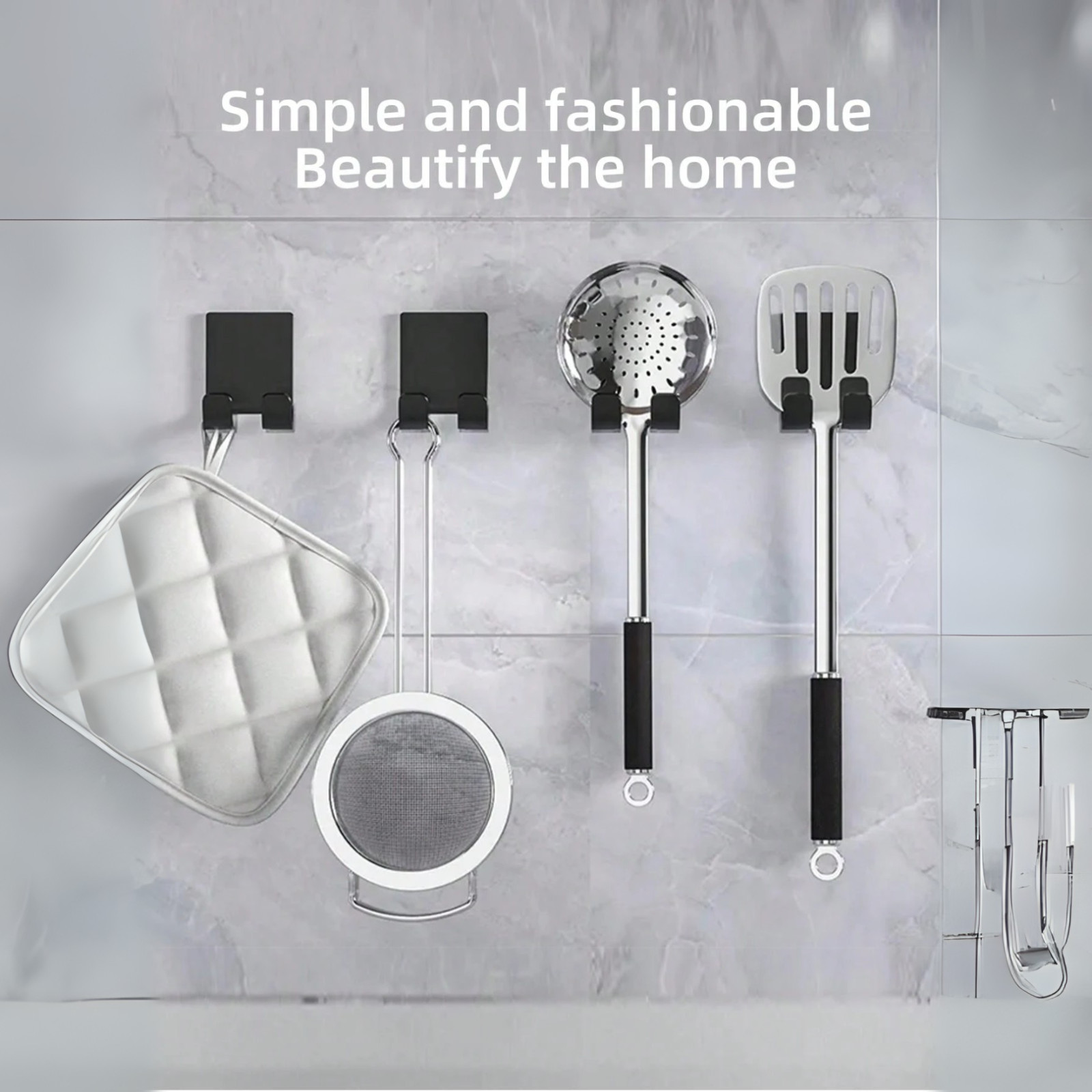 4x Razor Holder No Drilling Wall Mounted Razor Storage Organizer Shaving Shelf