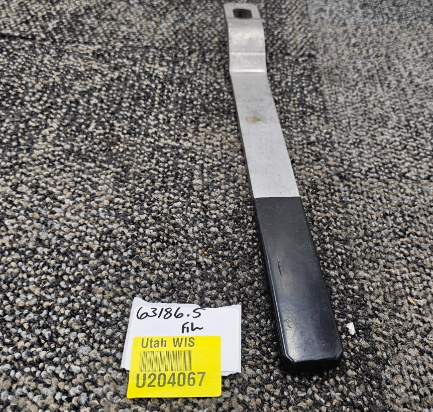 Valpress Long Handle Replacement 16" Silver/Black Rubber Grip For Valve