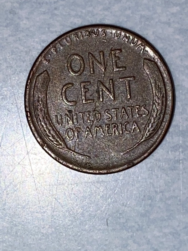 1948 Wheat Penny Lamination Error