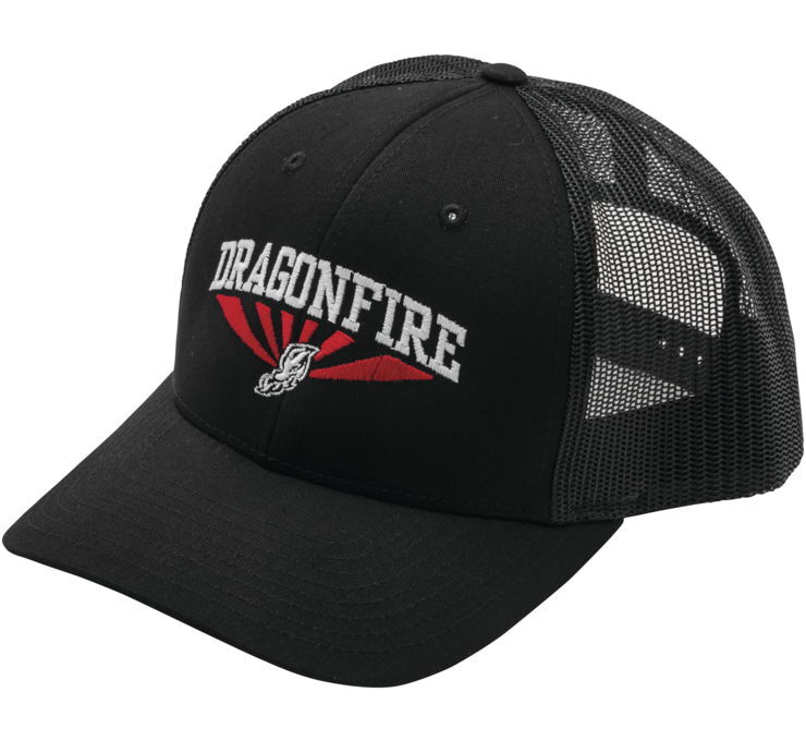 Dragonfire Racing AZ Snap Hat Black 523131